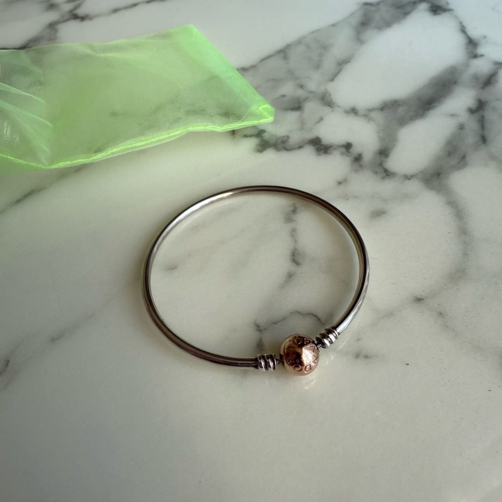 Pandora // “moments” bangle with charms bundle